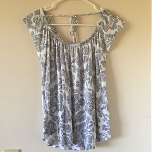 Loft | Sleeveless Tie Blouse